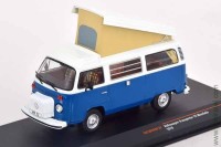 Volkswagen T2 Westfalia 1978 кемпер синий / белый (iXO 1:43)