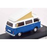 Volkswagen T2 Westfalia 1978 кемпер синий / белый (iXO 1:43)