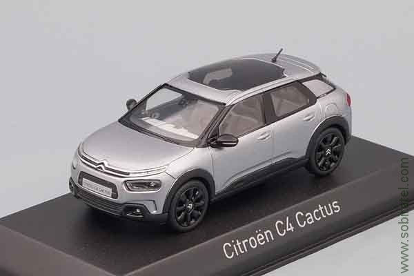 Citroen C4 Cactus 2018 aluminium grey / black (Norev 1:43)