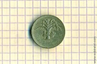 1 фунт 1990 Великобритания лук-порей
