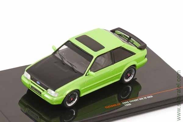 Ford Escort MKIV XR3i 1990 зеленый / чёрный (iXO 1:43)