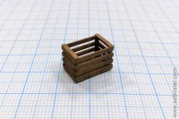 масштабная модель Ящик пустой большой 1 шт. (Моделстрой 1:43)