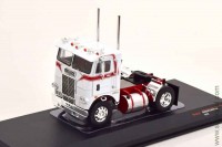 седельный тягач №128 Freightliner COE 1976 white / red (iXO 1:43)