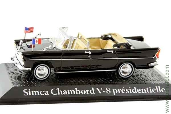 Simca Chambord V8 Ab-P President Kennedy 1961 (Atlas 1:43)