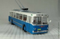 троллейбус ЗИУ-5 синий 41-й маршрут (DEMPRICE 1:43)