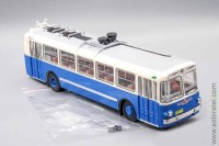 троллейбус ЗИУ-5 синий 41-й маршрут (DEMPRICE 1:43)