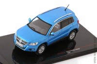 Volkswagen Tiguan 2007 blue metallic (iXO 1:43)