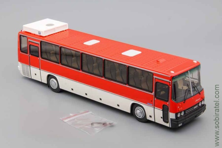 автобус Икарус Ikarus 250.70 клюквенный (DEMPRICE 1:43)