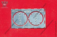 EM-102-1 фототравление. Заглушка VOLVO 11 мм, матовый никель.