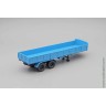 полуприцеп Минский-5205 бортовой синий (НАП 1:43)