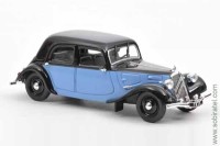 Citroen 11 Legere Coupe de Ville 1935 синий с чёрным (Norev 1/43)