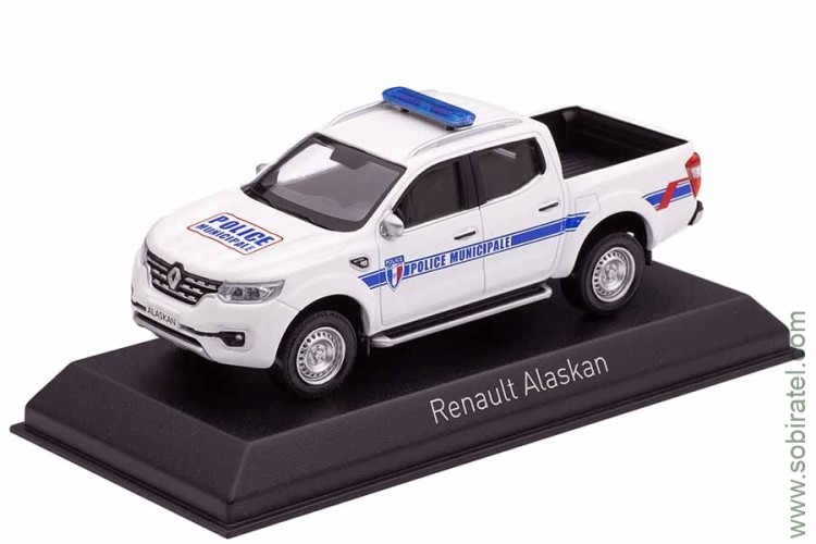 Renault Alaskan пикап 4x4 Police Municipale 2018 (Norev 1:43)
