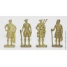 Шотландцы в 1743 году, 4 шт., 40 мм, k93n..., золотистые