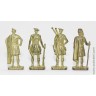 Шотландцы в 1743 году, 4 шт., 40 мм, k93n..., золотистые