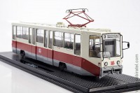 трамвай КТМ-8 красно-белый (SSM 1:43)