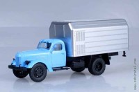 ЛуМЗ-890Б (164) голубой / серебристый (АИСТ 1/43)