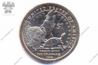1 доллар 2013 США (волк, черепаха...)