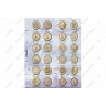 комплект разделителей для юбилейных 10-ти рублевых монет России с листами клапан 