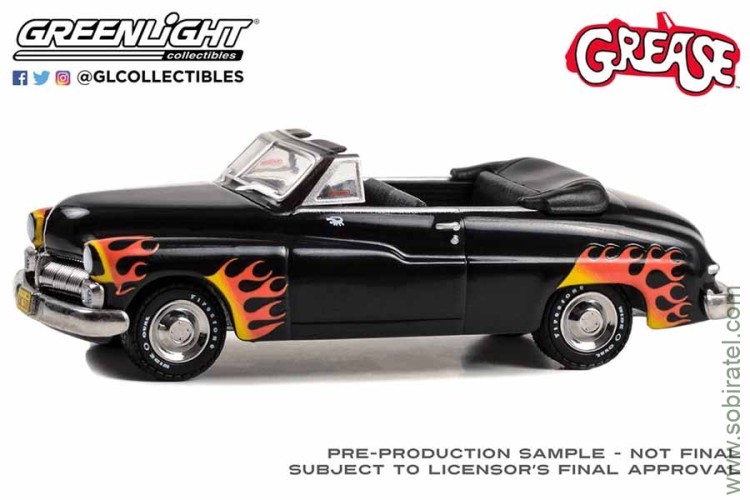 1/64 Mercury Convertible 1949 из к/ф Бриолин, черный (Greenline, serie 40)