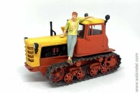 фигурка Тракторист Степан, салатовая рубашка (Моделстрой 1:43)