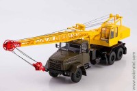 Автокран КС-4561 (250) зеленый / жёлтый (SSM 1:43)