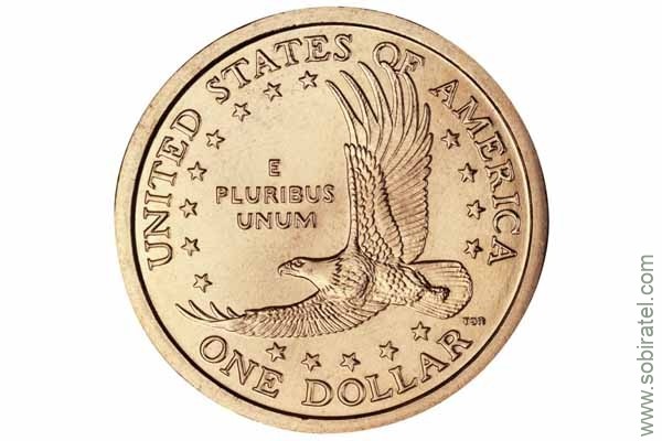1 доллар 2000 США (парящий орел).
