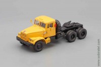 КрАЗ-258Б 1977 тягач жёлтый (НАП 1:43)