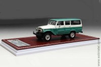 Toyota Land Cruiser FJ45LV 4х4 1966 зеленый / белый (GIM 1:43)