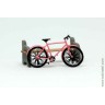 масштабная модель Велосипед с крыльями розовый (1:43 Моделстрой)