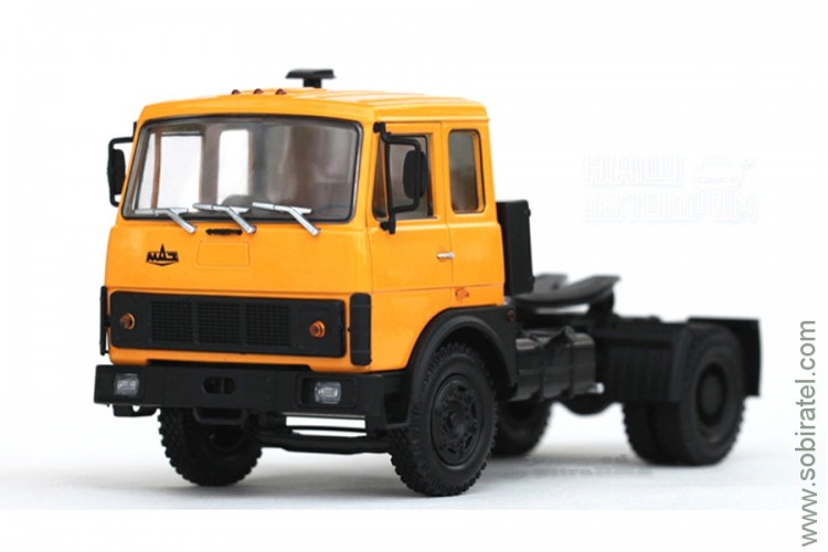 МАЗ-54322 1985-1988 тягач оранжевый (НАП 1:43)