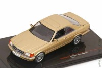 Mercedes-Benz 560 SEC (C126) coupe 1981 beige metallic (iXO 1:43)