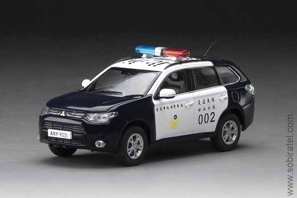 Mitsubishi Outlander III Taipei City Police Department 2020 (Vitesse 1/43)