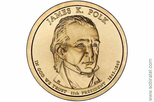 Президент № 11 Джеймс Полк.