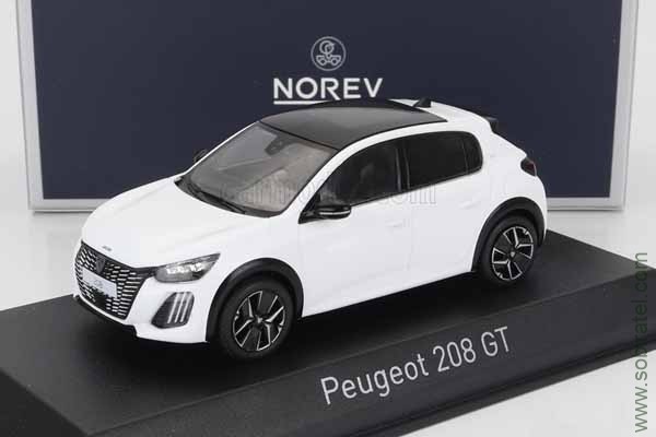 Peugeot 208 GT 2024 белый (Norev 1/43)