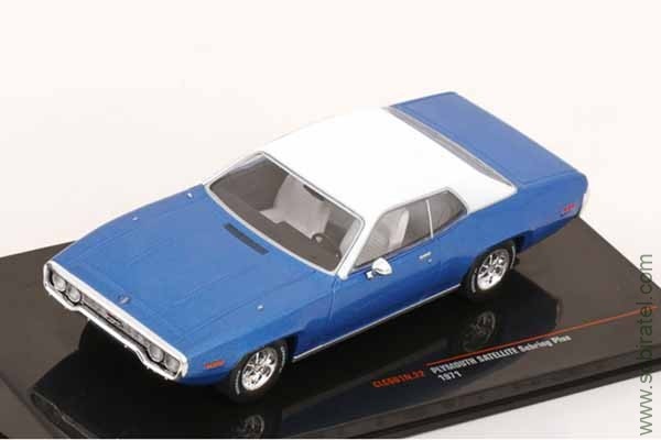 Plymouth Satellite Sebring Plus 1971 синий / белый (iXO 1:43) Plymouth Satellite Sebring Plus 1971 синий / белый (iXO 1:43)