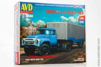 Сборная модель 130В1 с полуприцепом ОДАЗ-794 (AVD 1:43)