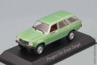 Peugeot 504 Break Dangel 4x4 1980 зеленый (Norev 1/43)