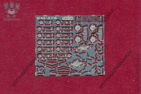 EM-379 фототравление. Минские эмблемы матовый никель