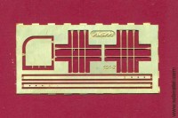 EM-176 фототравление. Решетка фар Сталинский 151, вариант 2