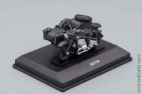 мотоцикл Zundapp KS750 с коляской, темно-серый (Cararama 1:43)