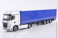 Камский 54901 тягач с п/пр НЕФАЗ-93341 белый / синий