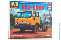 Сборная модель КАЗ-608В седельный тягач (AVD 1:43)