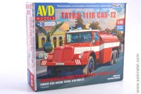 Сборная модель Tatra-111R пожарная автоцистерна (AVD 1:43)
