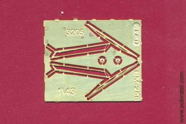 EM-258 фототравление. Стелоочистители для автобуса 3205 (серия Наши Автобусы)