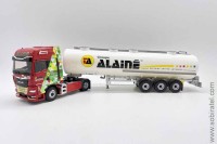 MAN TGX GX 18.580 c полуприцепом-цистерной для пищевых продуктов Groupe Alaine 2021 (Eligor 1:43)