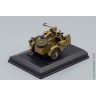 мотоцикл BMW R75 с коляской, матово-зеленый хаки (Cararama 1:43)