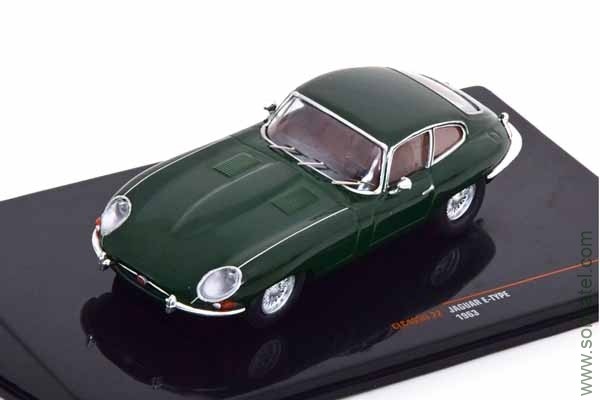 Jaguar E-Type Coupe 1963 green (iXO 1:43)