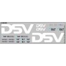 DKM0062 Набор декалей Транспортная компания DSV (200x70 мм)