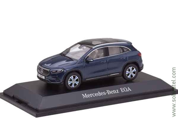 Mercedes-Benz EQA (H243) 2021 metallic dark blue (Herpa 1:43)