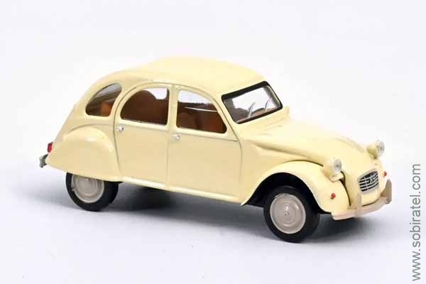 Citroën 2CV 1978 бежевый (Norev 1/43)